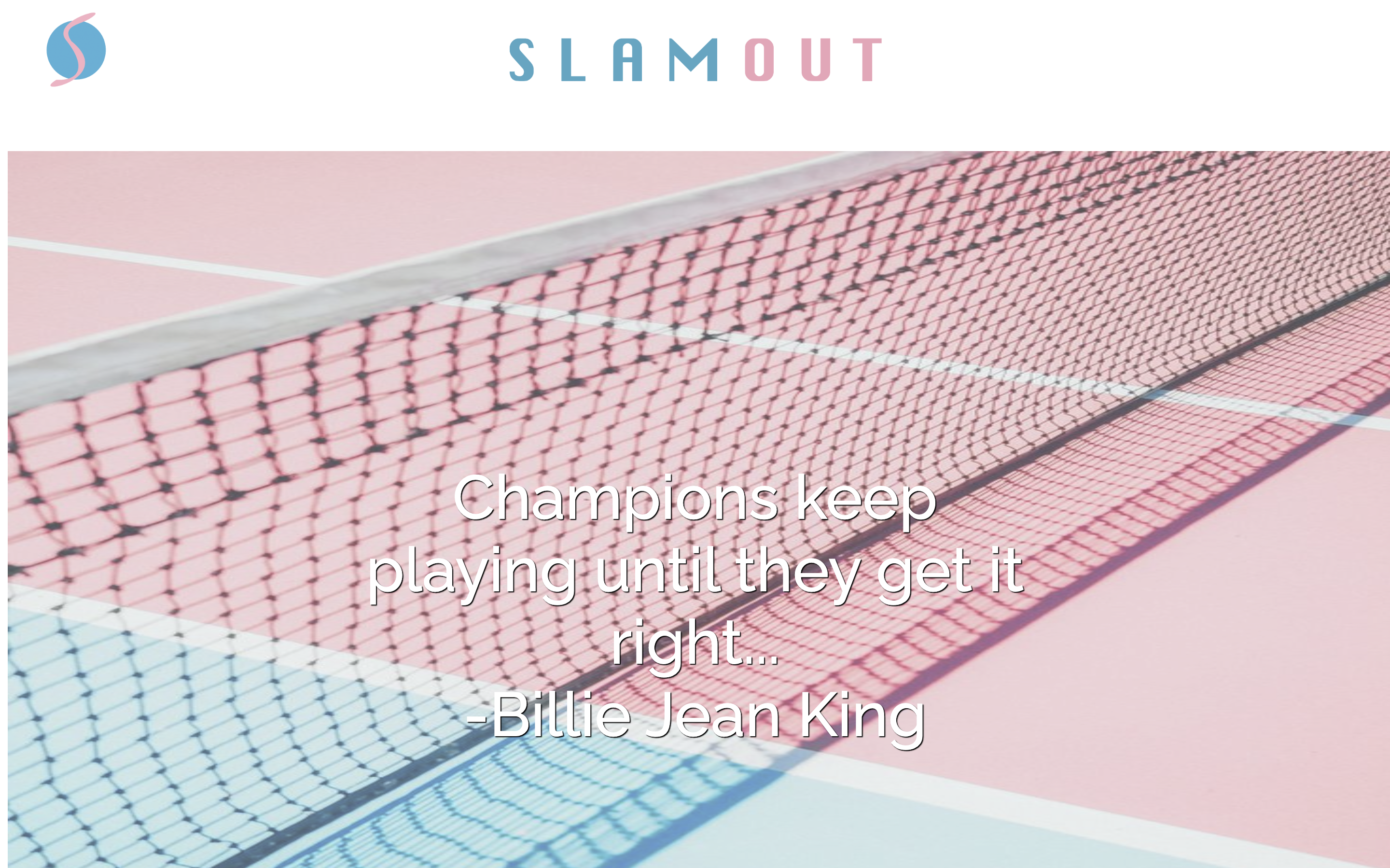 SLAMOUT - a mockup webshop build with html and css